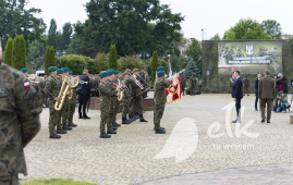 Ełk - przysięga żołnierzy WOT z 4. Warmińsko-Mazurskiej Brygady Obrony Terytorialnej