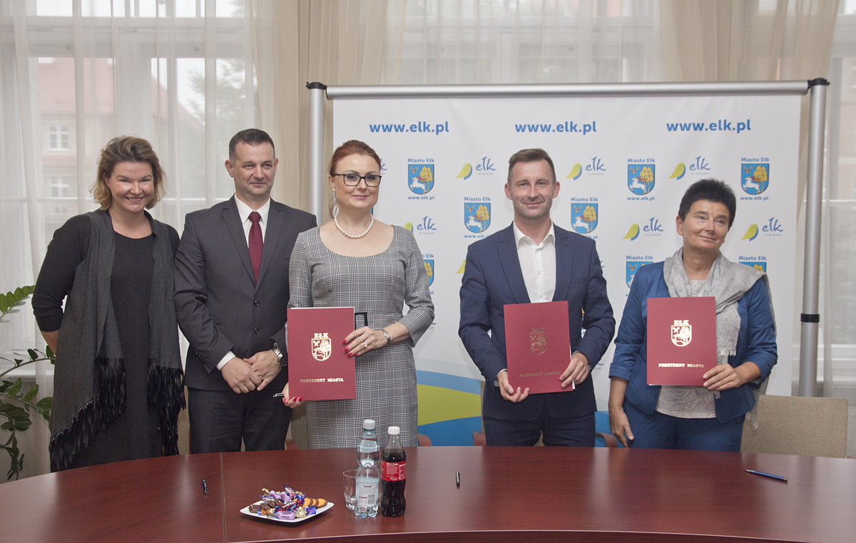 Prezidentas Tomasz Andrukiewicz pasirašė susitarimą dėl starto "Mokyklos lyderiai, Elk"