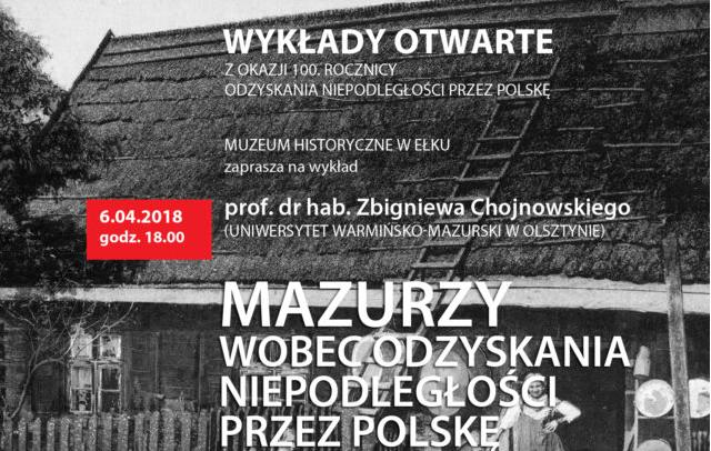 „Mazurzy wobec odzyskania niepodległości przez Polskę”
