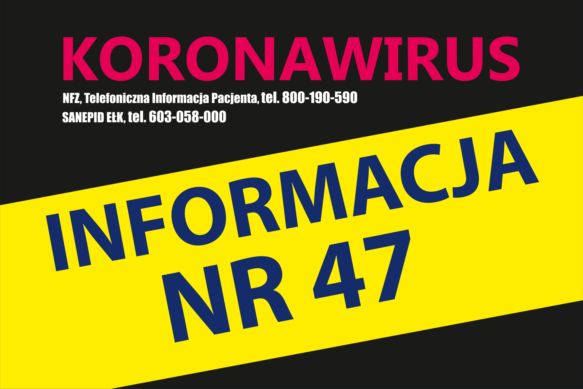 #47 Samorząd miasta również udzieli wsparcia w walce z koronawirusem
