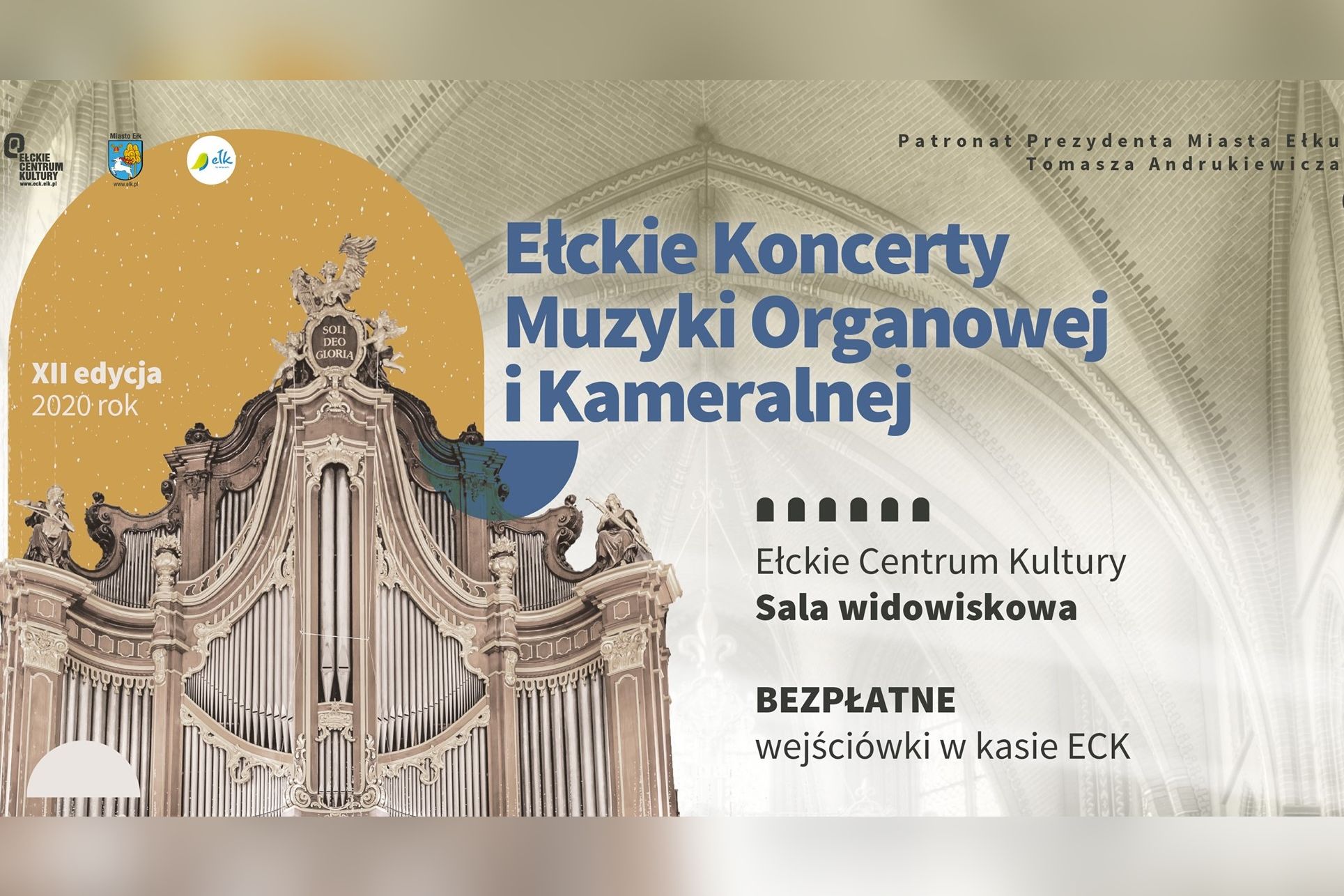 XII edycja Ełckich Koncertów Muzyki Organowej i Kameralnej
