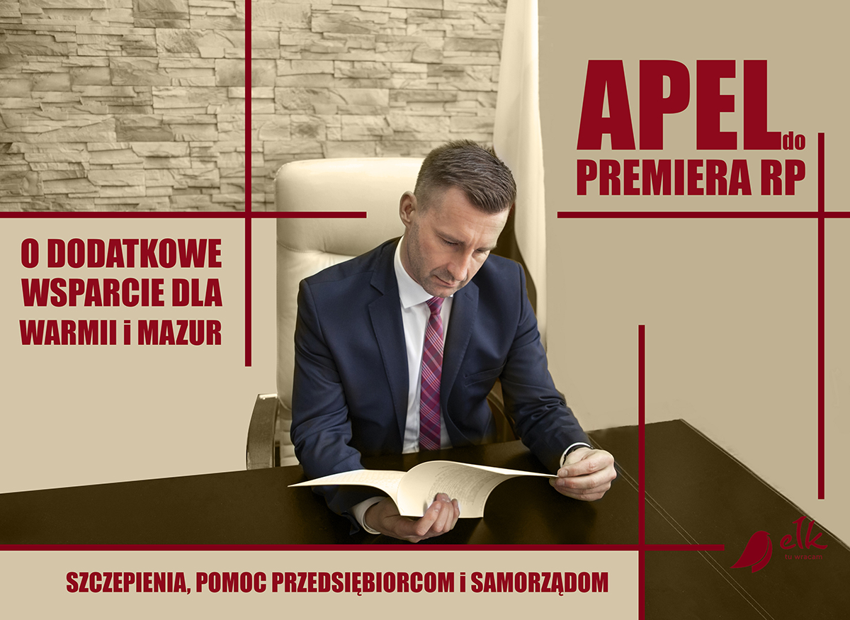 Prezydent Ełku apeluje do Premiera o dodatkowe wsparcie województwa
