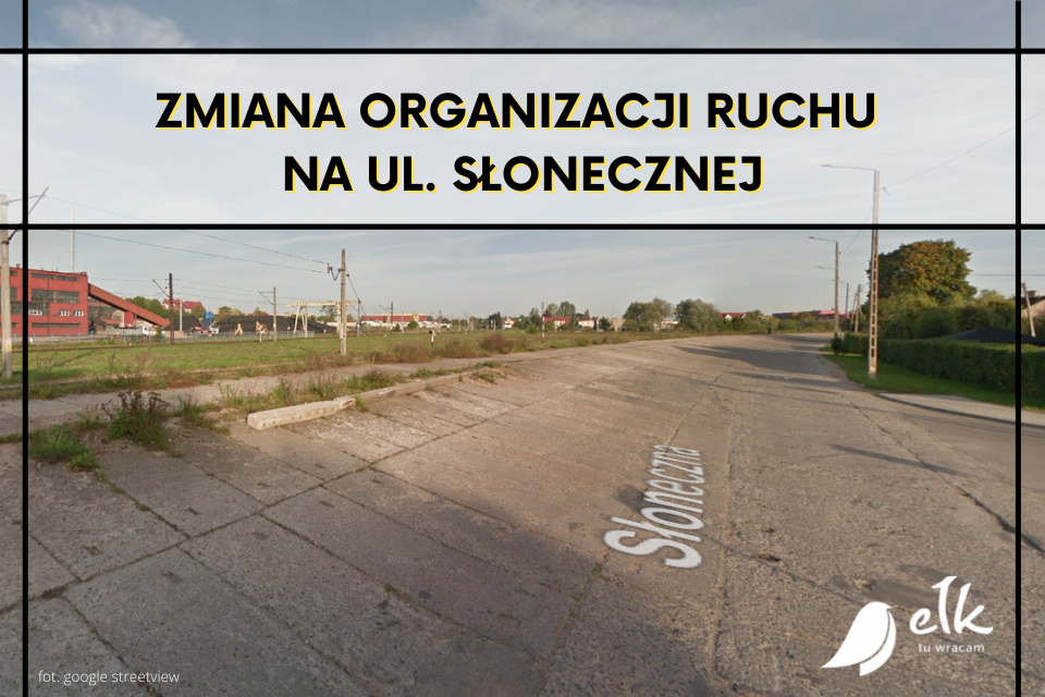 Cambiamento dell'organizzazione del traffico in via Słoneczna