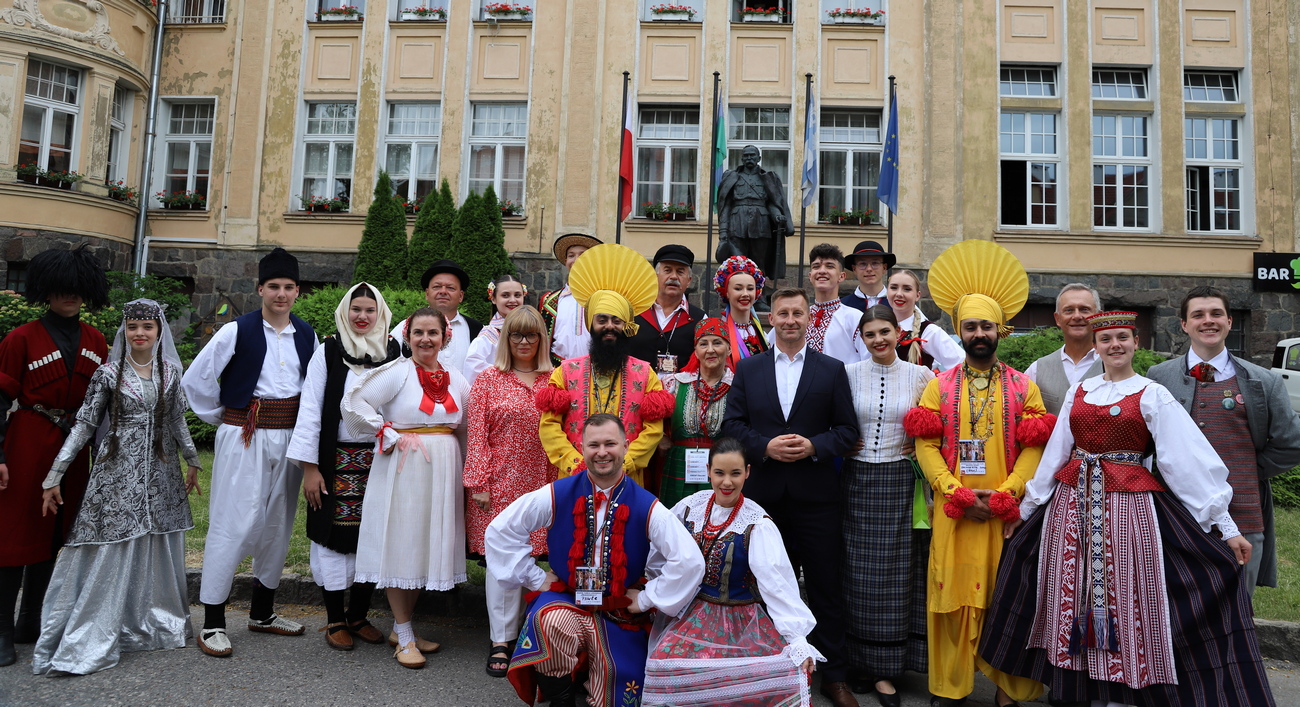 Colorful and folk in the Ełk Town Hall
