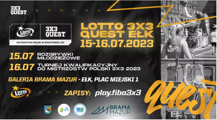 Turniej koszykówki młodzieżowej Lotto 3×3 Quest Ełk