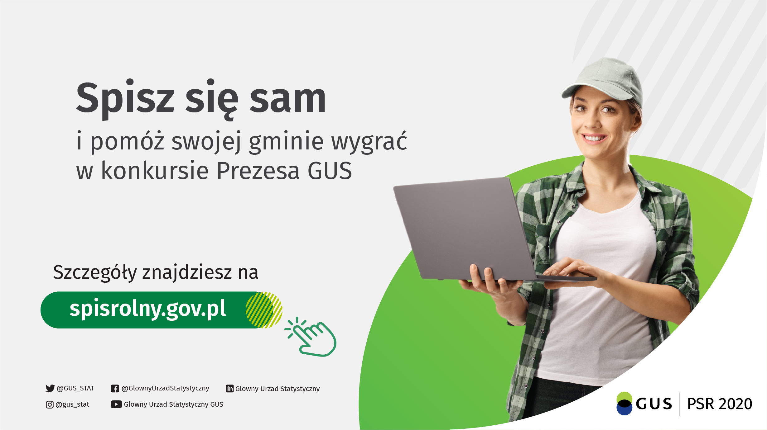 Spis Rolny 2020 - Spisz się sam i pomóż swemu miastu wygrać w konkursie Prezesa GUS