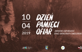 Feier des Tages des Gedenkens an die Opfer des Massakers von Katyn und dem Tag des Gedenkens an die Opfer von Smolensk Katastrophe