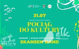 Pociąg do Kultury: przejazd + koncert zespołu SKANSEN BAND