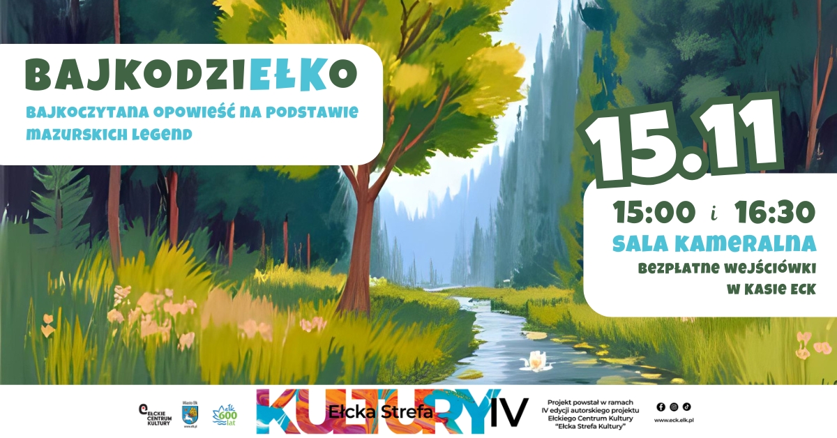 Spektakl BAJKODZIEŁKO - oparty na mazurskich legendach