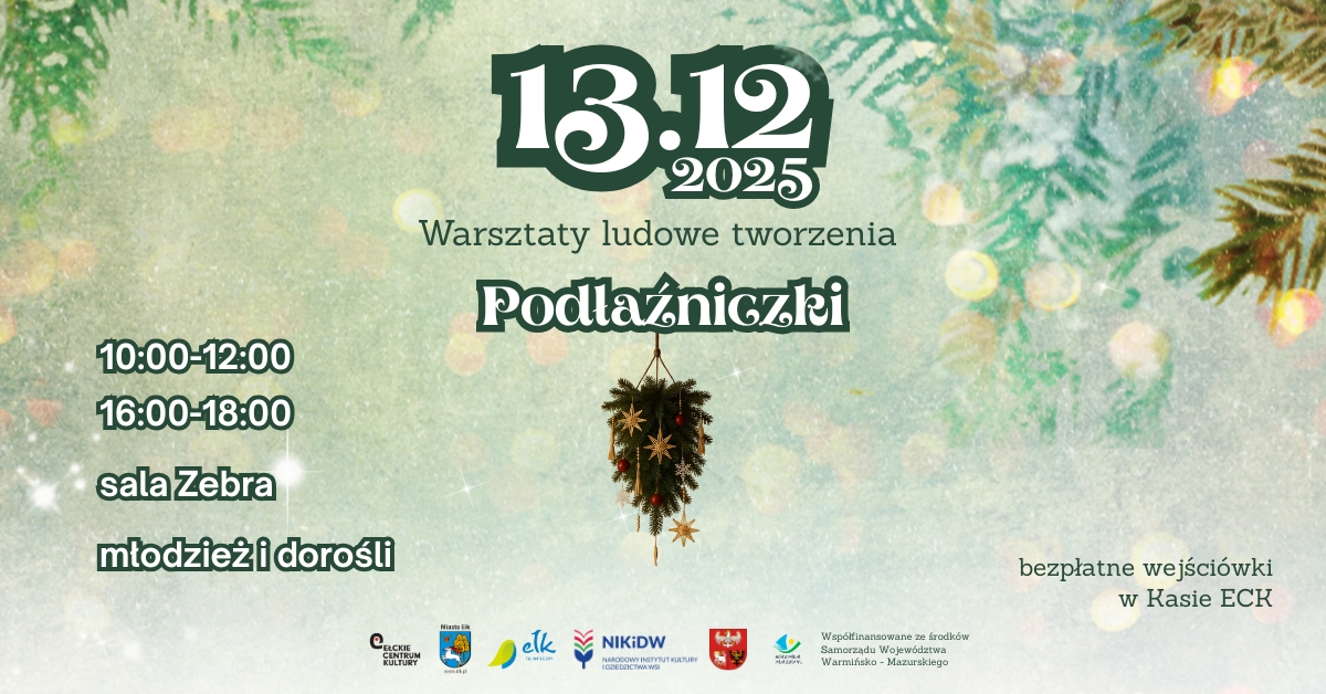 Rodzinne warsztaty ludowe tworzenia „Podłaźniczki”