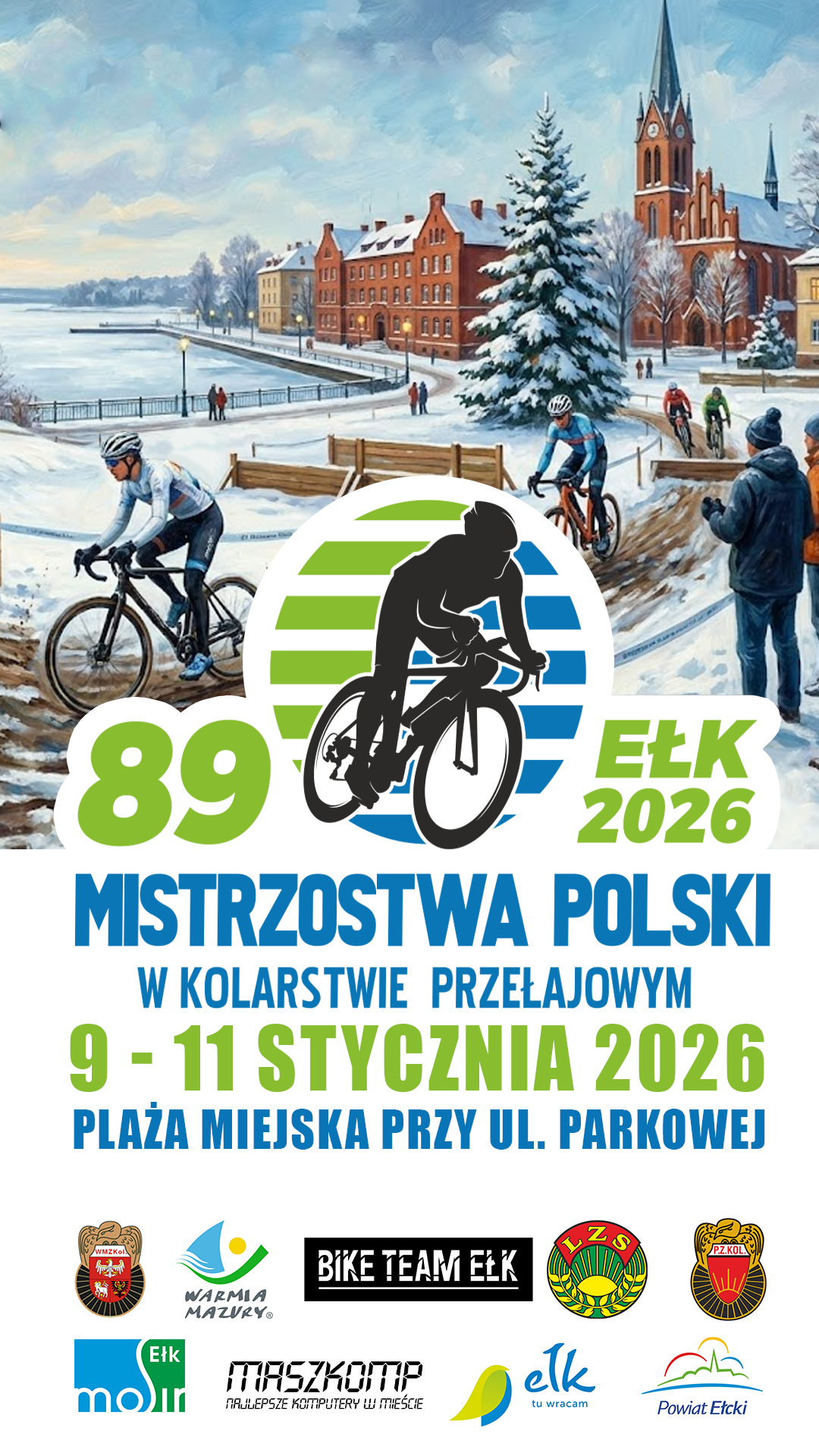 89 Mistrzostwa Polski w Kolarstwie Przełajowym w Ełku
