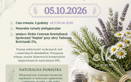 Warsztaty  Ziołowe SPA i domowe kosmetyki DIY