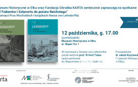 Colloquia Lenziana: „Od Trakenów i Sztynortu do pożaru Reichstagu”