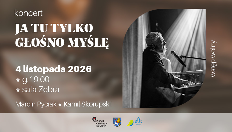 Ja tu tylko głośno milczę | koncert Marcina Pyciaka