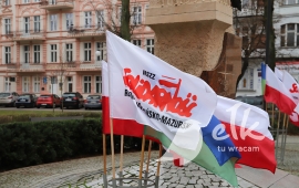 Ełk - Obchody 38. rocznicy wprowadzenia stanu wojennego w Polsce