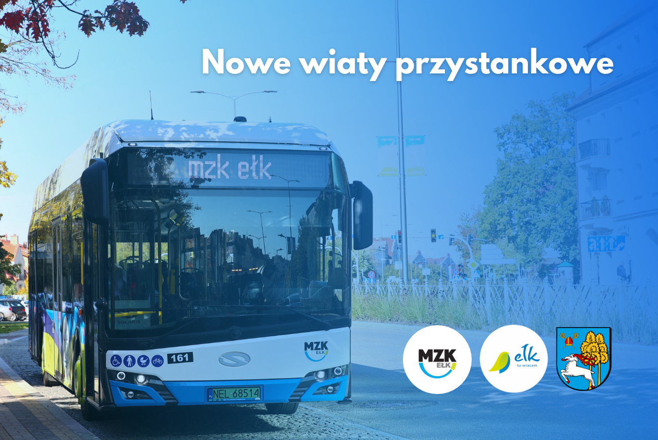 Nowe wiaty przystankowe w Ełku