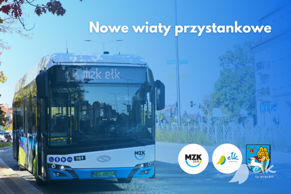 Nowe wiaty przystankowe w Ełku