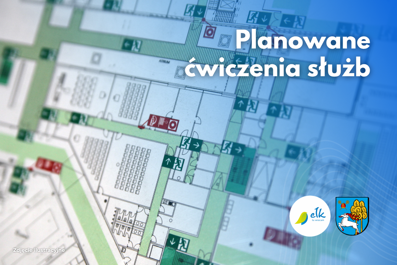 Ćwiczenia służb w Ełku