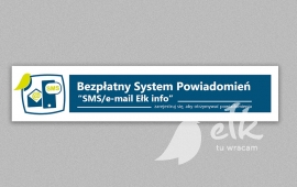 SMS/e-mail Ełk info