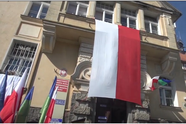Flagge Tag der Republik Polen und Tag der Verfassung 3. Mai