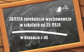 Przywrócenie zajęć opiekuńczo-wychowawczych