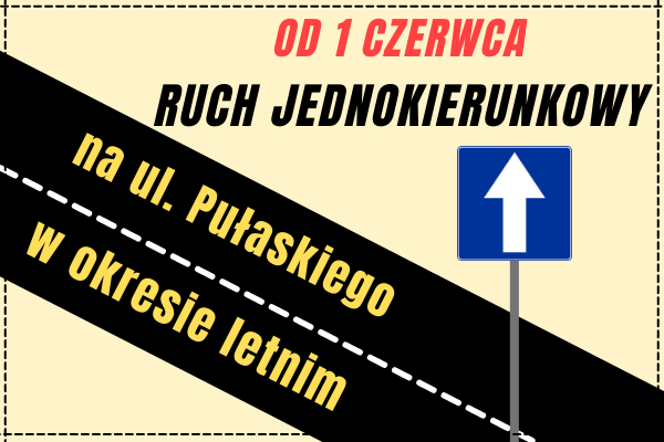 Pułaski Straße wird einseitig sein
