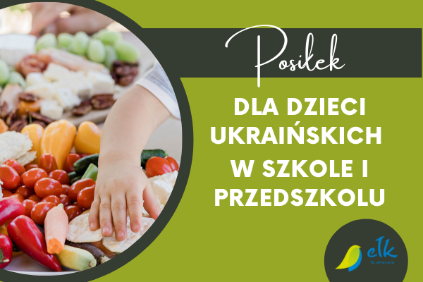 Meal for Ukrainian children at school and kindergarten