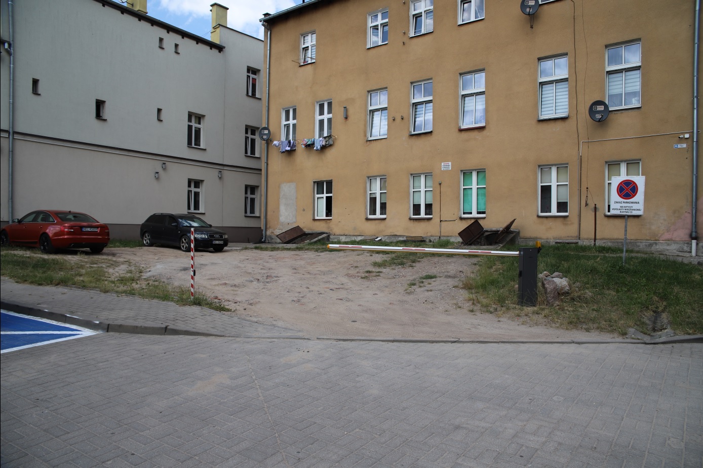 Green revitalization of Ełk courtyards