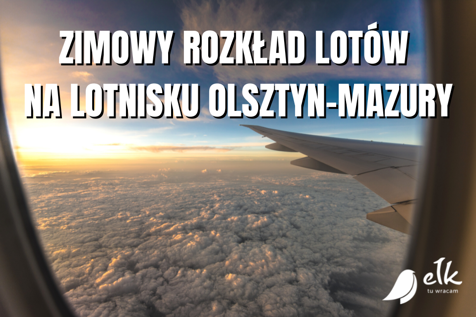 Zimowy rozkład lotów na lotnisku Olsztyn-Mazury
