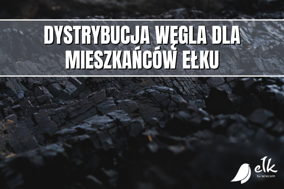 Verteilung von Kohle für die Einwohner von Ełk