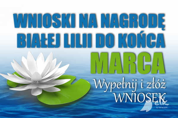Ostatni tydzień na składanie wniosków o nagrodę „Białej Lilii”