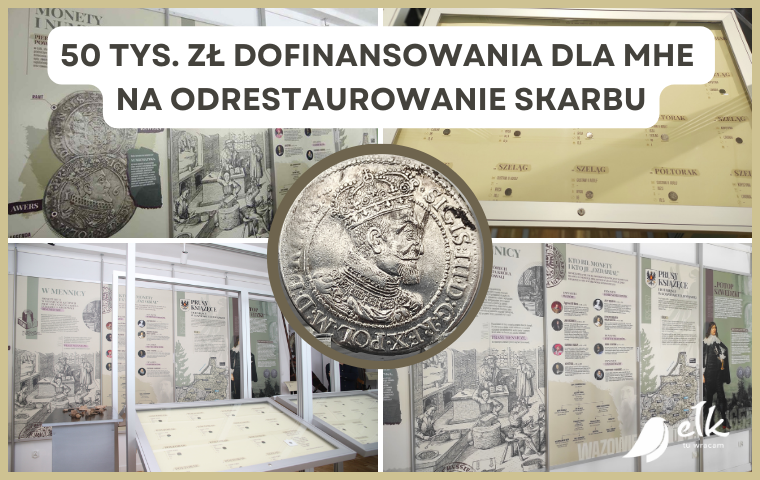 50 000 злотих співфінансування для MHE для скарбу монет з Ełk