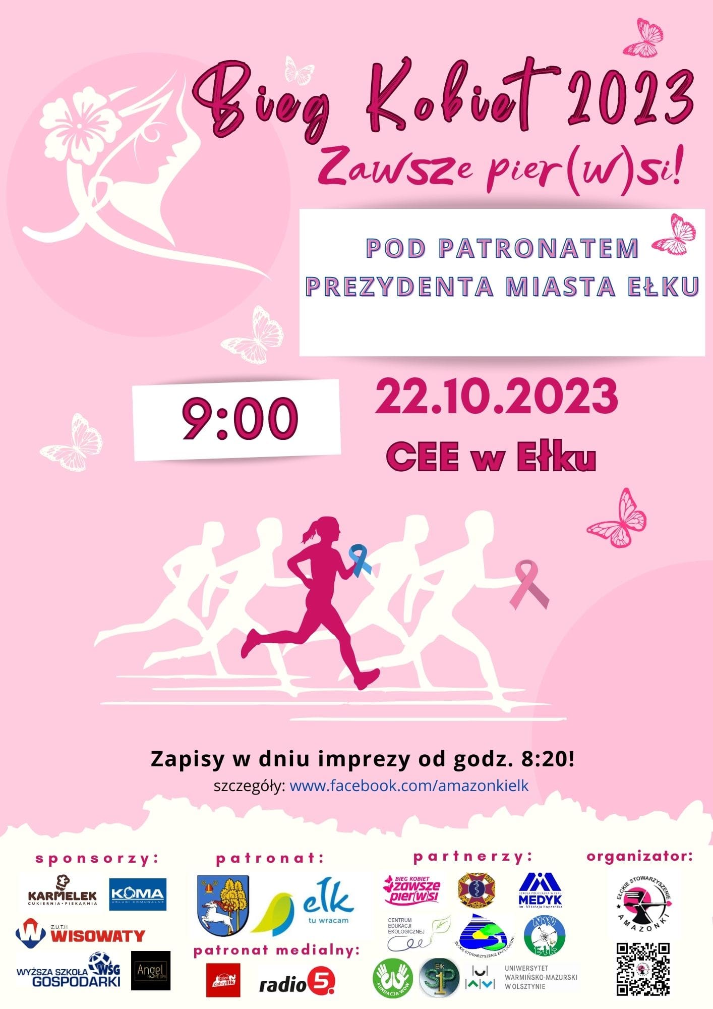 Bieg Kobiet 2023 w ramach profilaktyki raka piersi!