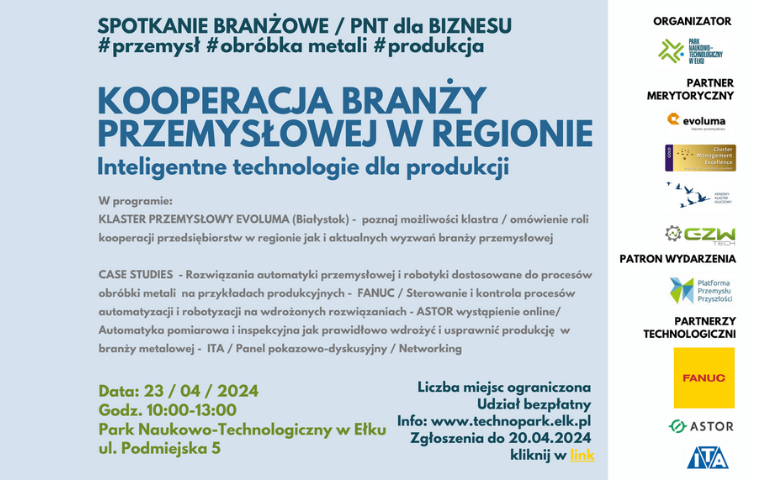 Intelligent technologies for production – industry meeting at PNT