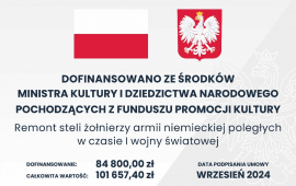 Remont steli żołnierzy armii niemieckiej z I wojny światowej